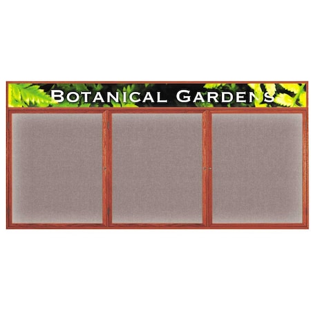 United Visual Products Open Faced Traditional Corkboard, 48x36" UV642A-SATIN-CORK